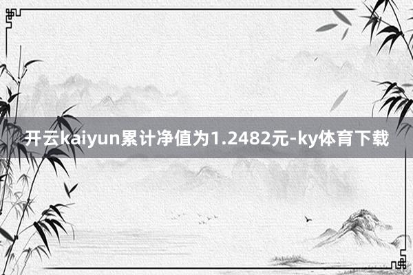 开云kaiyun累计净值为1.2482元-ky体育下载